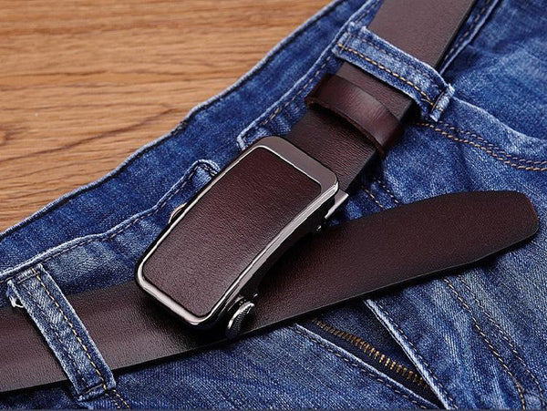 Casual Strap With Brown Color Belt