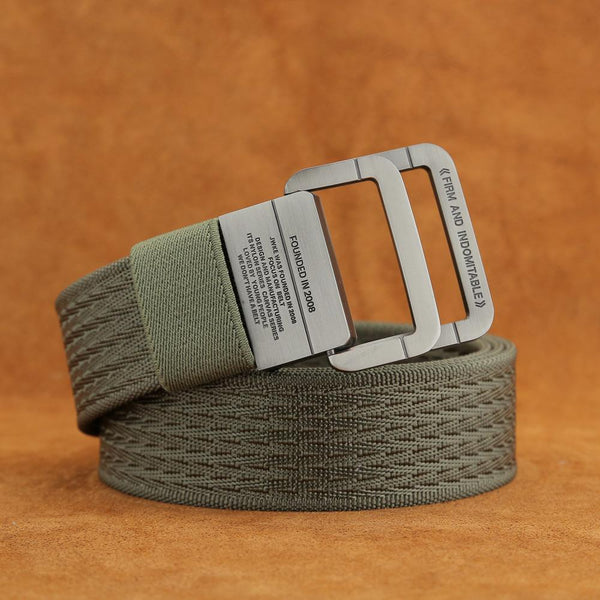 Double Ring Buckle Canvas Belt