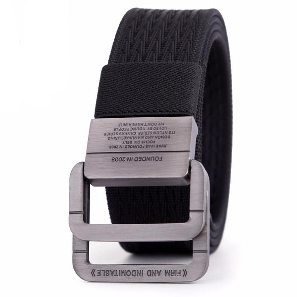Double Ring Buckle Canvas Belt