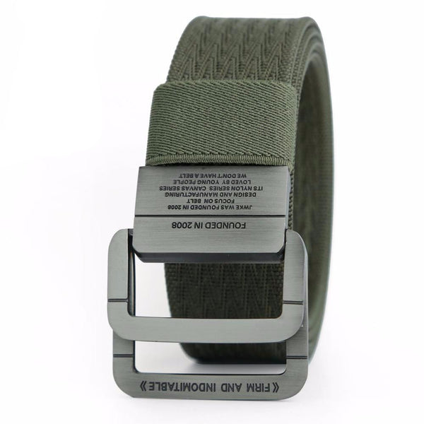 Double Ring Buckle Canvas Belt