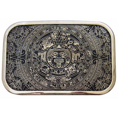 Aztec Calender  Belt Buckle