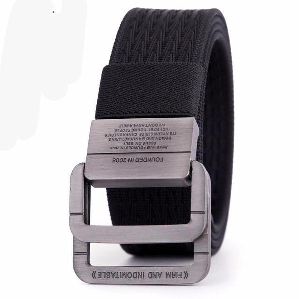 Double Ring Buckle Canvas Belt
