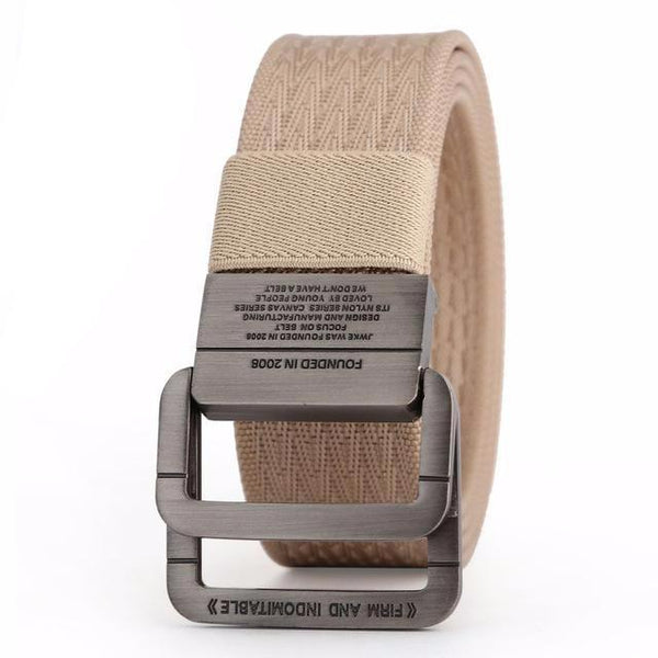 Double Ring Buckle Canvas Belt